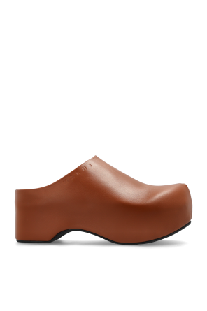 【関税＆送料込み】Marni Smooth Calfskin Slides Marni Leather slides Chunky | Women's Shoes | Vitkac